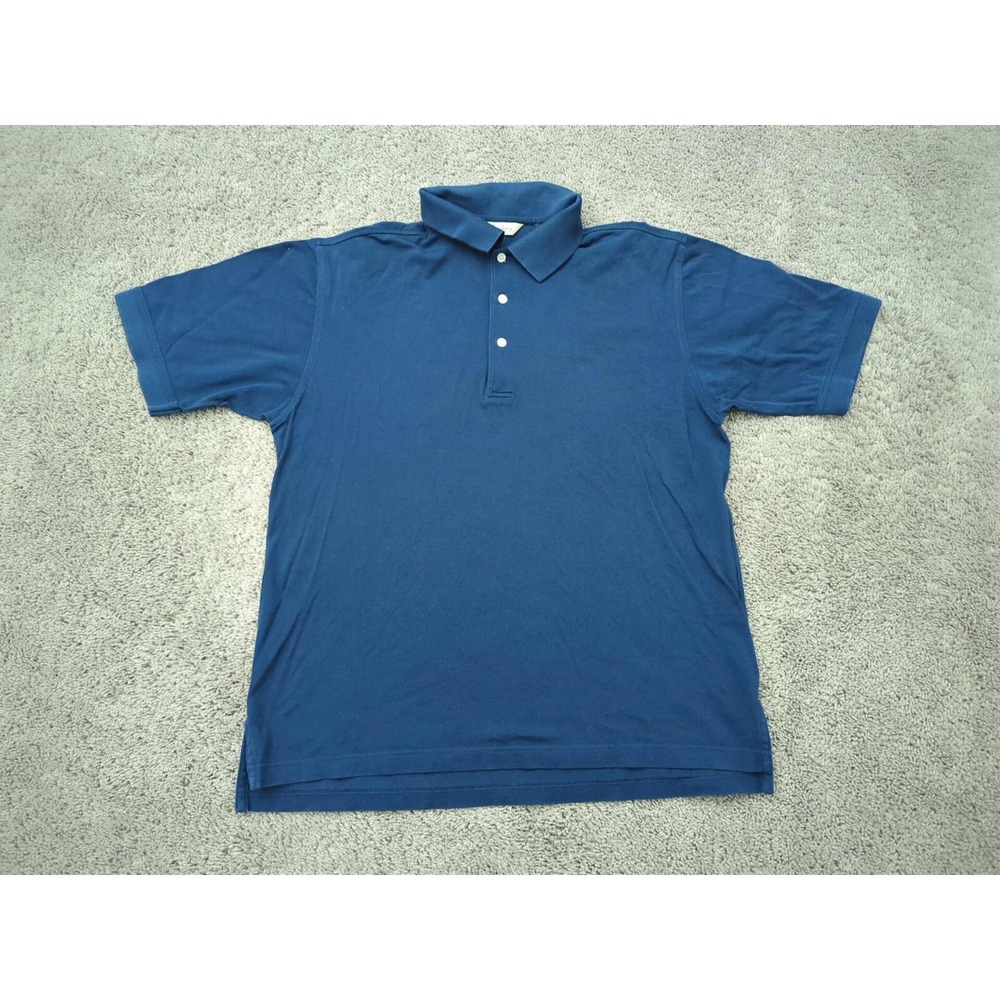 Turnbury Polo Shirt Mens Large Blue Short Sleeve‎ Casual